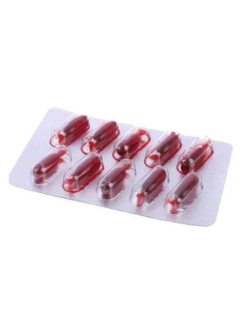 10-Piece Fake Blood Pill Toys Capsules  - Image 1