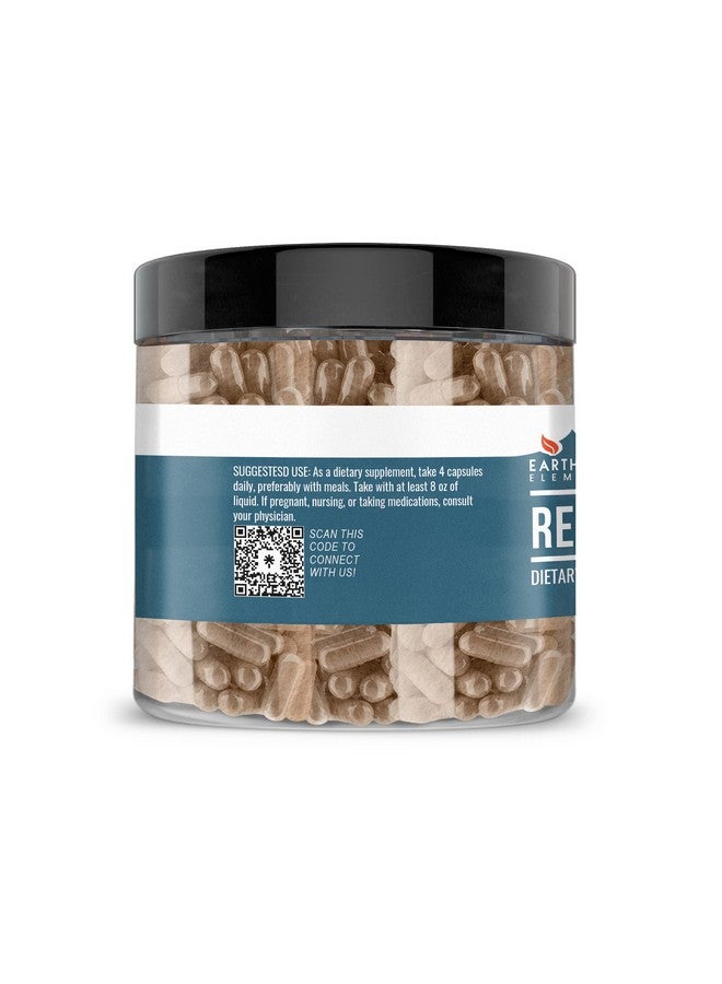 Earthborn Elements Reishi Mushroom 200 Capsules, Pure & Undiluted, No Additives - Image 2