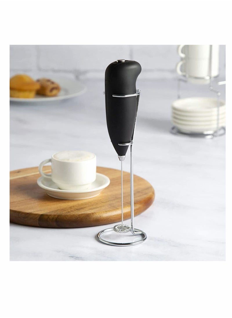 Y&D Milk Frother With Stand Handheld Egg Mixer Whisk Foamer Mini Blender for Coffee Frappe Latte Matcha  - Image 4