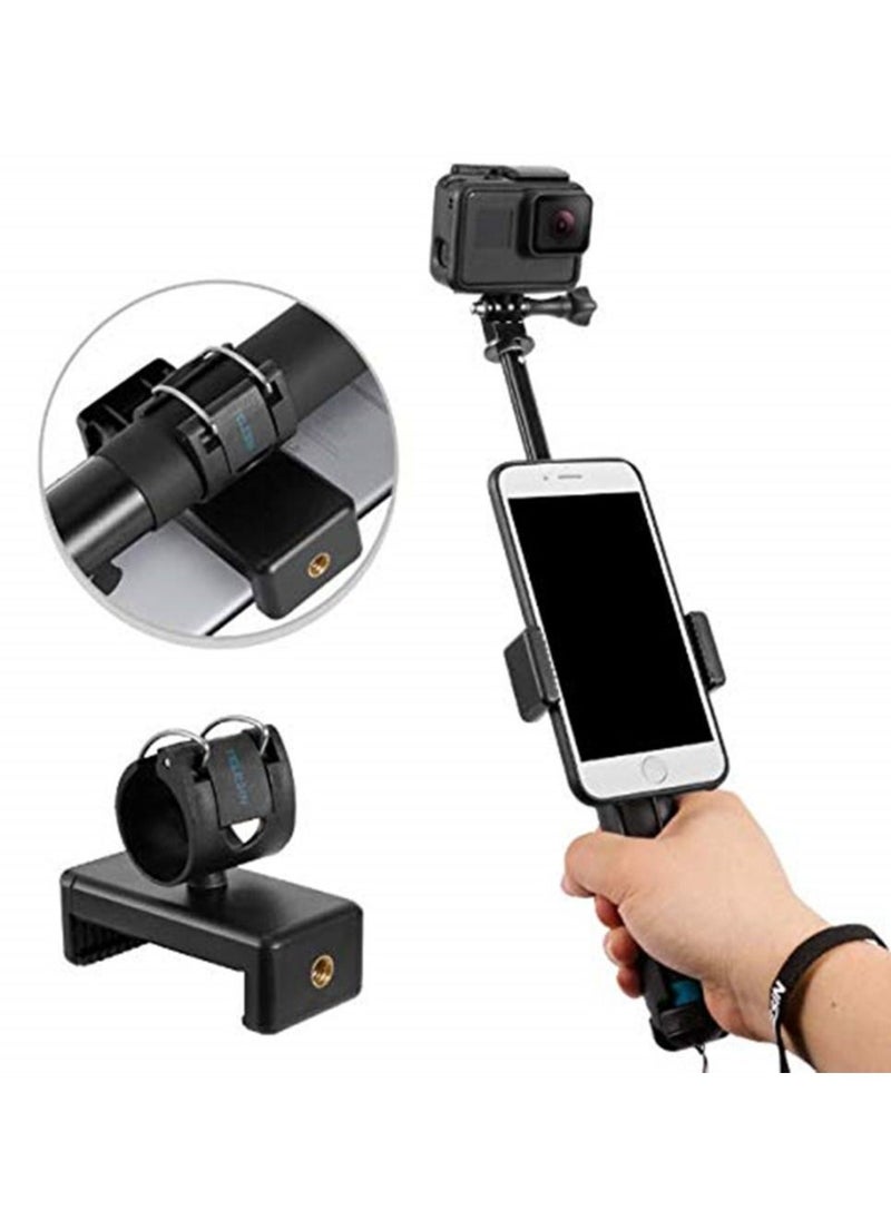 Generic - Extendable Aluminum Alloy Selfie Stick with Detachable Tripod for GoPro Hero 7/6/5/4/Xiao Yi Action Camera - Image 1
