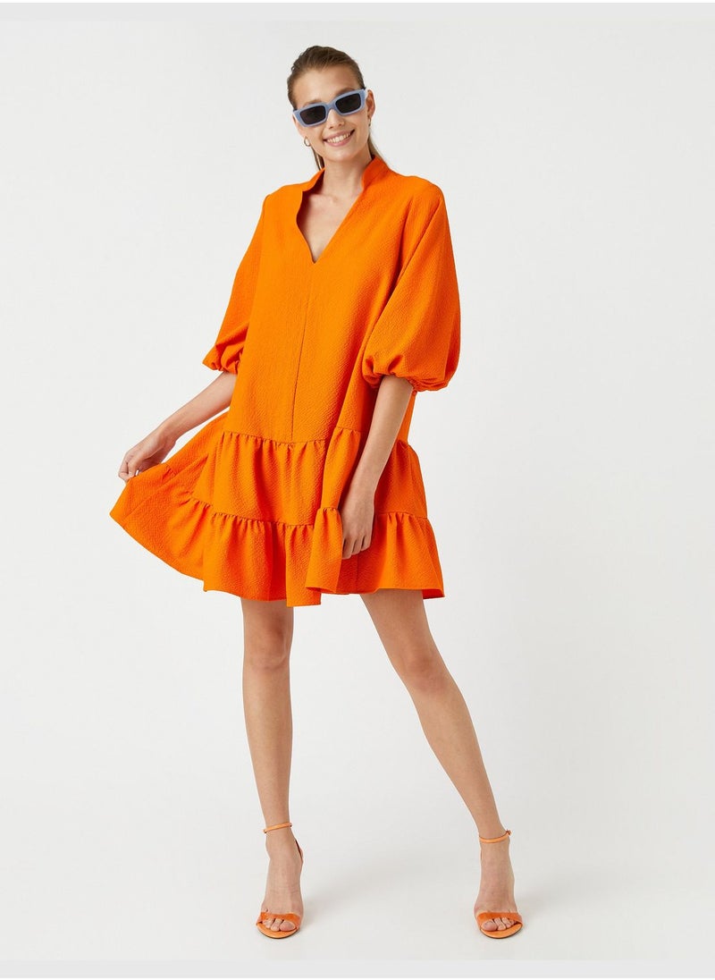KOTON Oversized Tiered Dress  - Image 3