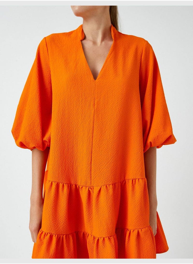 KOTON Oversized Tiered Dress  - Image 5