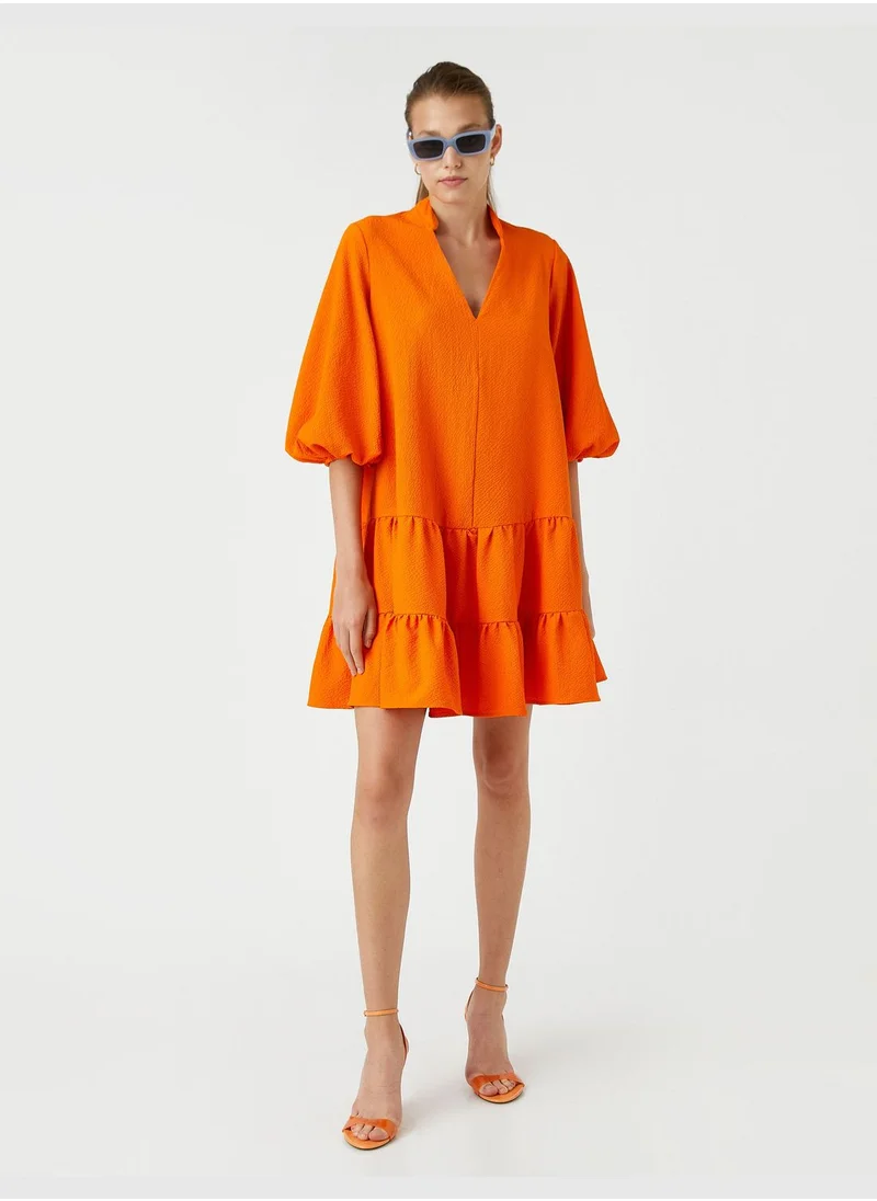 KOTON Oversized Tiered Dress