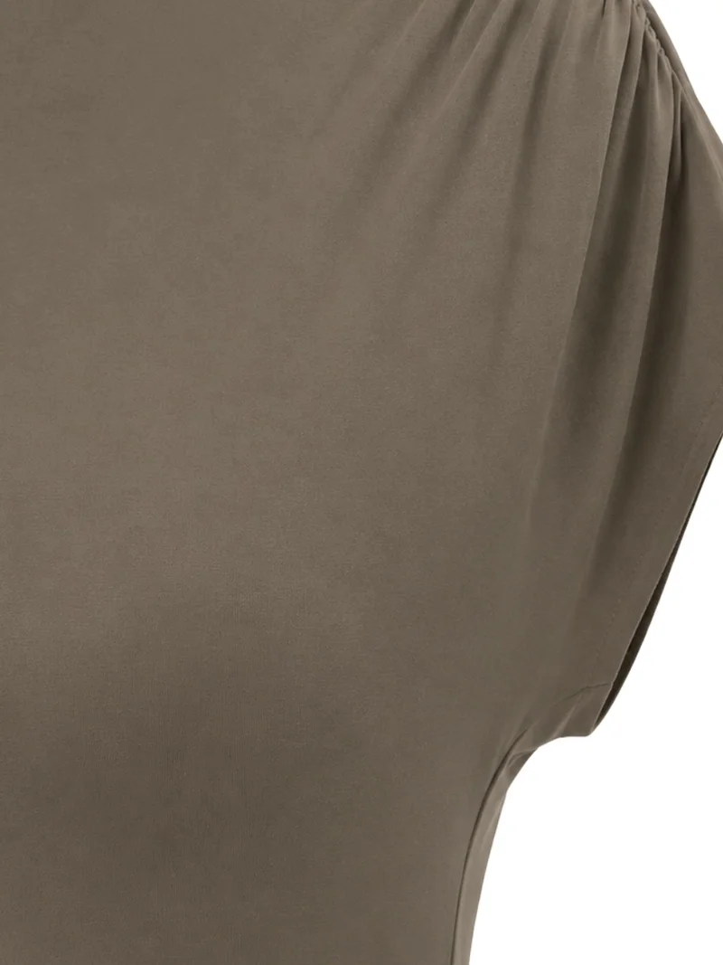 ميكسراي MIXRAY Bodycon Maxi Knit Dress with Boat Neck