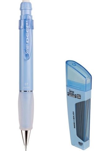 Serve Deep 0.7 mm Mechanical Pencil Sky Blue - 0.7 mm Nib & Eraser  - Image 1