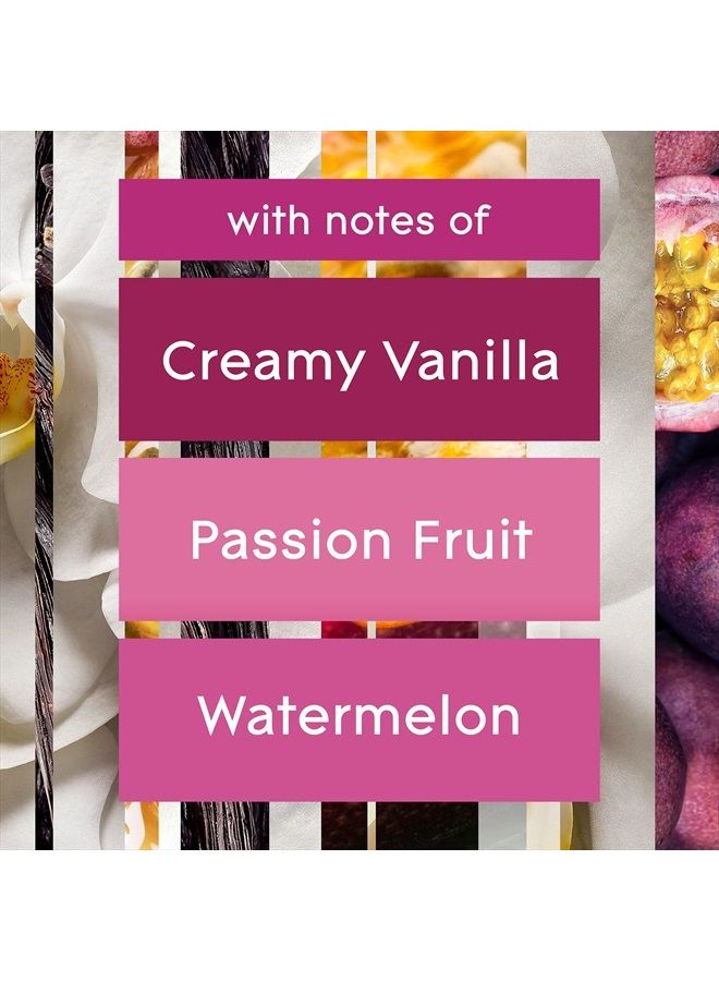 Glade عبوات إعادة تعبئة معطر الهواء، زيوت عطرية وأساسية للمنزل والحمام، فانيليا فاكهة العاطفة، 2.01 أونصة سائلة، 3 قطع - Image 4