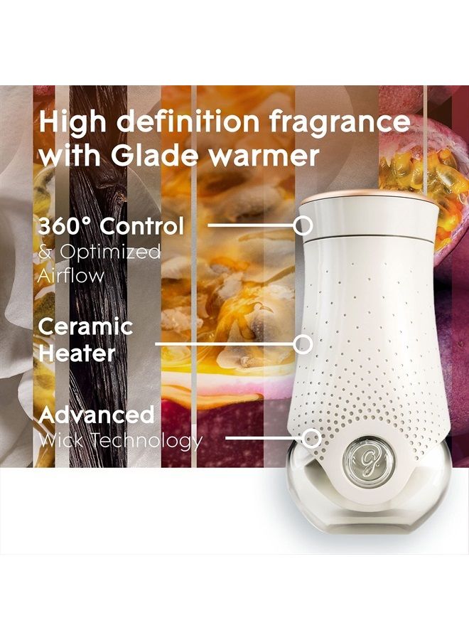 Glade عبوات إعادة تعبئة معطر الهواء، زيوت عطرية وأساسية للمنزل والحمام، فانيليا فاكهة العاطفة، 2.01 أونصة سائلة، 3 قطع - Image 5