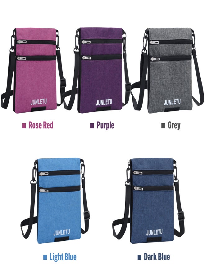 JUNLETU Travel Neck Pouch Neck Wallet Stash Passport Holder for Men and Women - Image 3