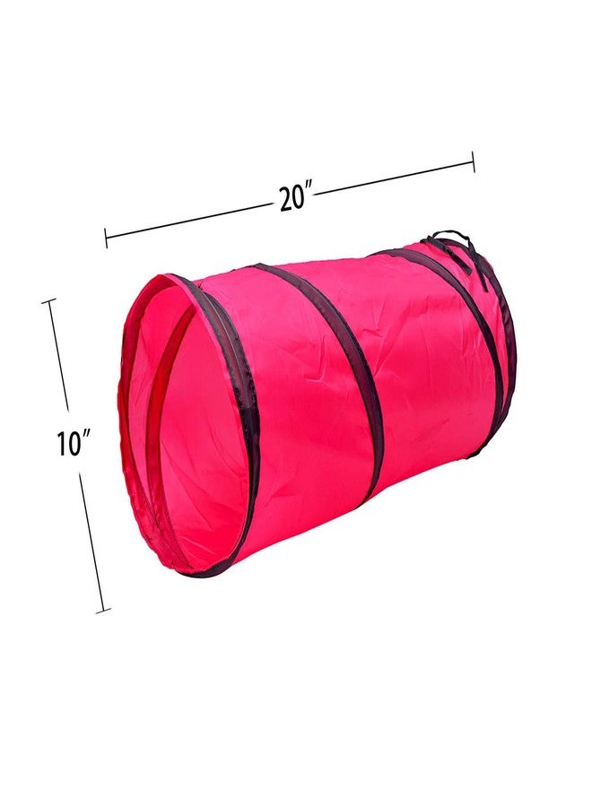 iCAGY Cat Tunnel for Indoor Cats, Pet Cat Kitten Rabbit Play Toys Tube Tunnel Interactive Crinkle Pop Up 20" - Image 4