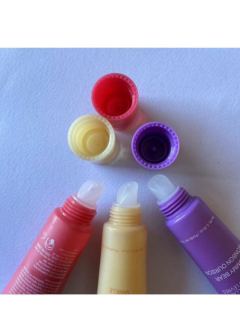 لانيج مجموعة أحمر الشفاه الصغيرة اللامعة من LANEIGE مكونة من 3 قطع تتضمن التوت والدببة الصمغية والفانيليا للحصول على شفاه ناعمة وملساء ومتوهجة - Image 5