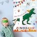 T-Antrix TAntrix Pin The Tail on The Dinosaur Game Dinosaur Party Games for Kids Boys with 21 x 28 Poster Reusable Tails Party Supplies for Kids Girls Birthday Party Favor Sets - Image 4