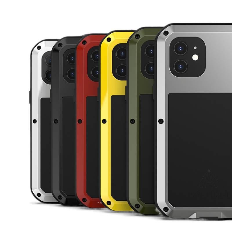 iPhone 12 Cover Metal Protective , for , , Red for Personal Use - Image 3