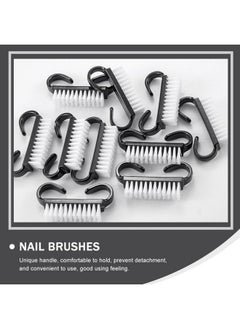 EXCEART Handle Grip Nail Brush 12Pcs Nail Dust Brushes Nail Cleaning Brushes With Handle Hand Fingernail Scrub Manicure Brushes  - Image 4