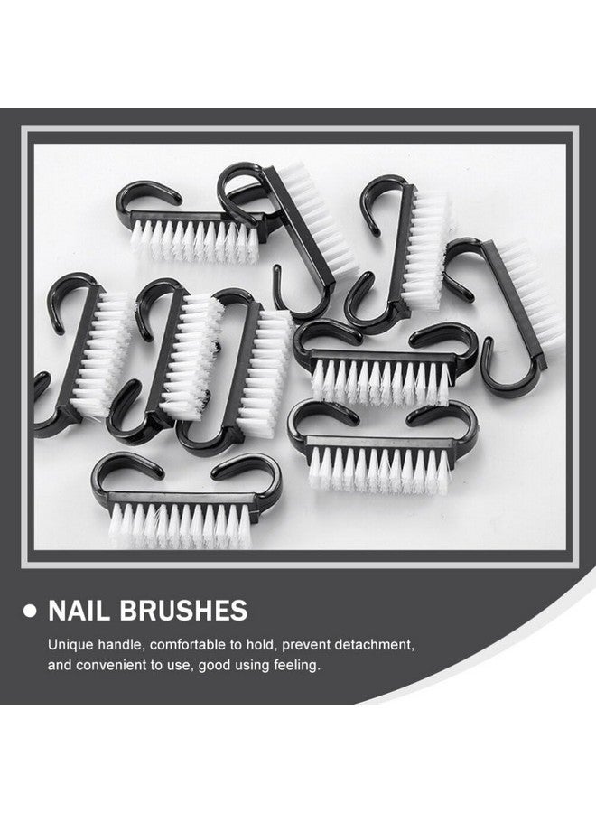 EXCEART Handle Grip Nail Brush 12Pcs Nail Dust Brushes Nail Cleaning Brushes With Handle Hand Fingernail Scrub Manicure Brushes - Image 4