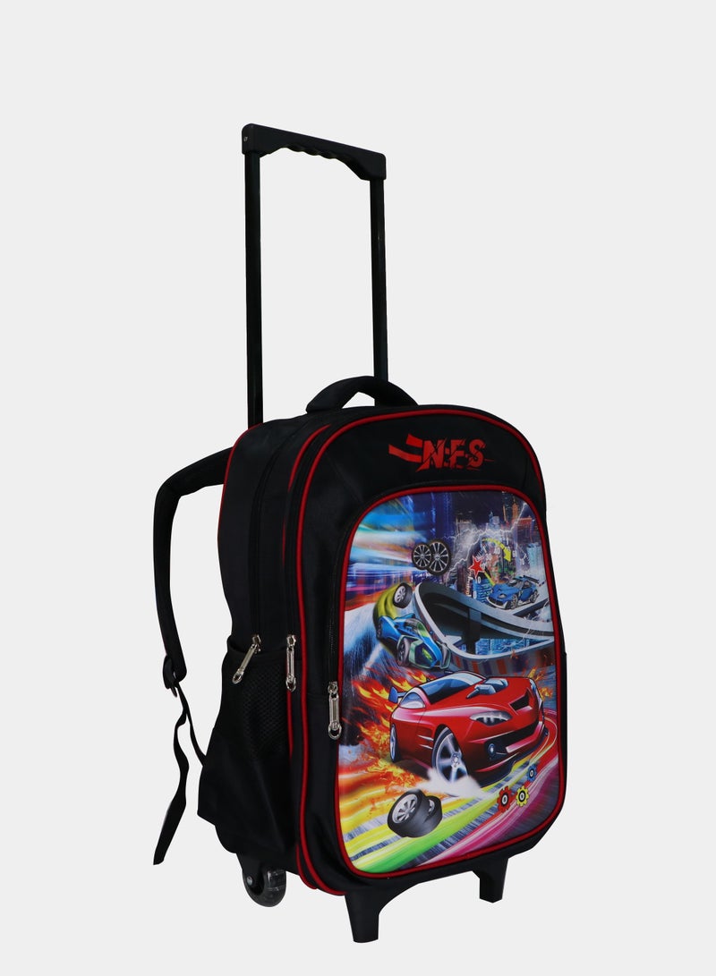 Bravo Kids School Trolley Backpack set of 3 With Pencil case and lunch bag for boys and girls  - Image 2