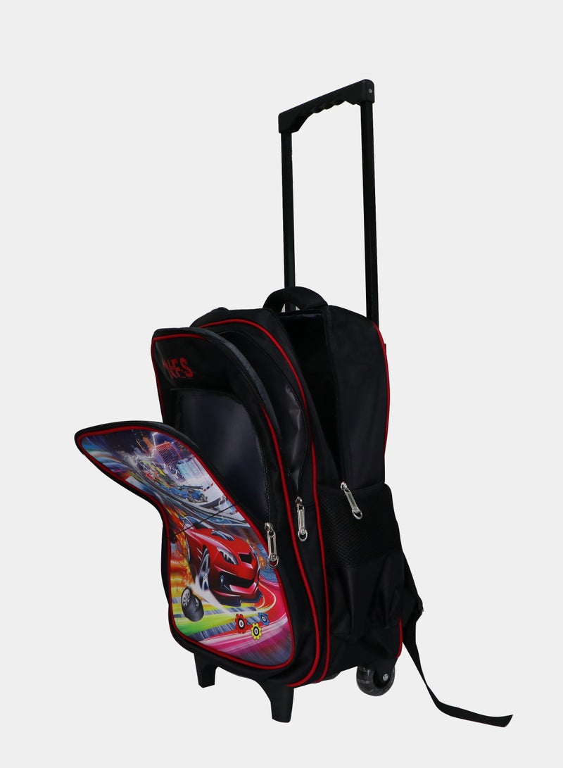 Bravo Kids School Trolley Backpack set of 3 With Pencil case and lunch bag for boys and girls  - Image 3