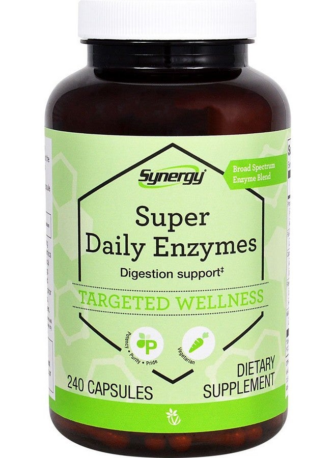 Vitacost Brand Vitacost Super Daily Enzymes 240 Capsules - Image 2