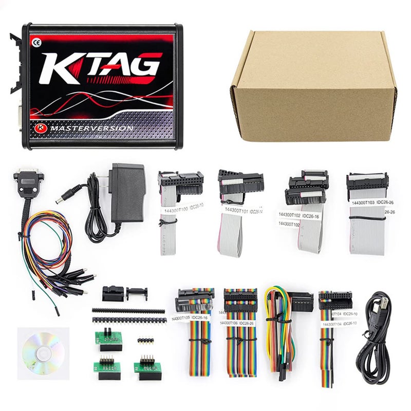مجموعة تشخيص ECU الاحترافية KTAG V7020 V225 برنامج KTAG Firmware V225 أداة برمجة ECU النسخة الرئيسية