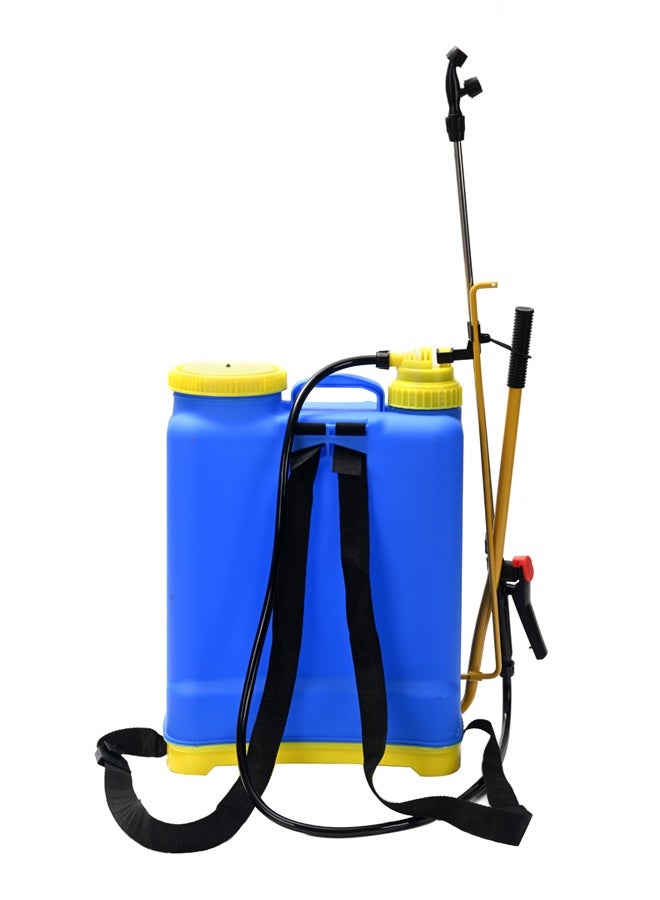 علبة بخاخ ضاغط 20 لتر - مرش يدوي سعة 4.2 جالون مع فوهات قابلة للتبديل، فوهة رش مزدوجة، خزان واسع الفتحة للحديقة، التسميد، والتنظيف (أزرق) - Image 5