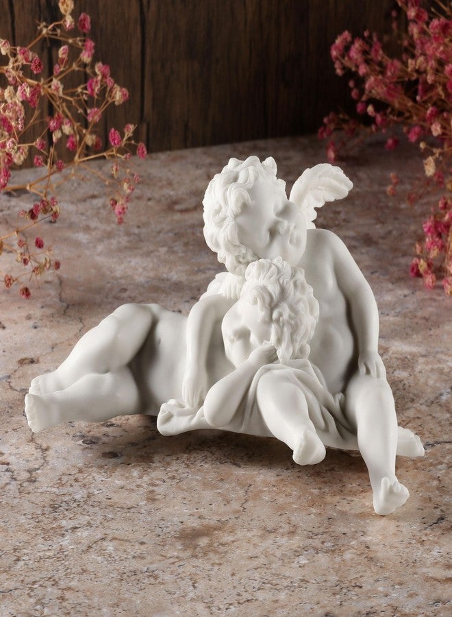 Veronese Design 4 3/8 Inch Twin Cherubs Resting Resin Sculpture - Image 5