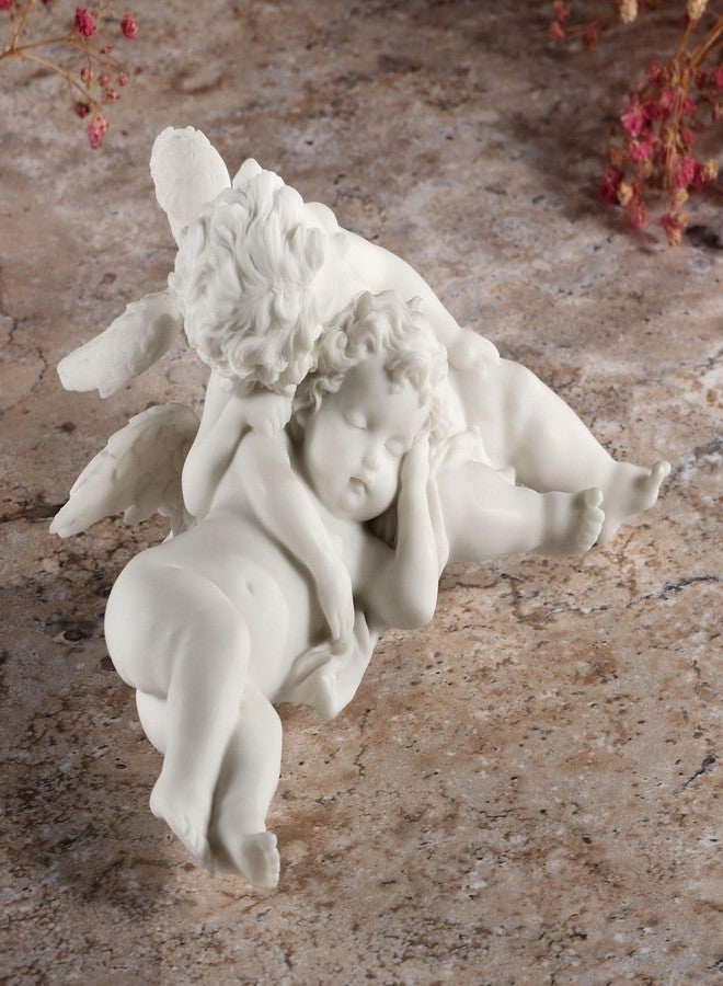 Veronese Design 4 3/8 Inch Twin Cherubs Resting Resin Sculpture - Image 2