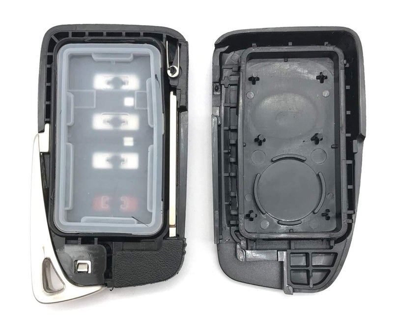 Grakest 4 Buttons Replacement Key Fob Cover fit for Lexus ES250 2018 NX300h 2018-2013 ES350 GS350 2016-2013 GS300h GS450h ES300H NX300 Smart Keyless Entry Remote Key Fob Case Shell (Black) - Image 3