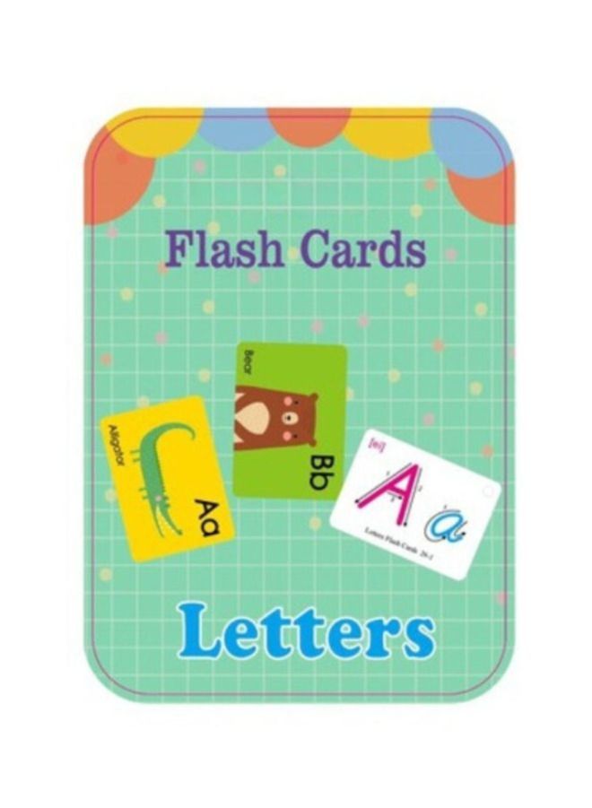 Children Learning Cards: Educational Flash Cards Pocket Card Preschool Teaching Cards for kids, Letters - Image 1