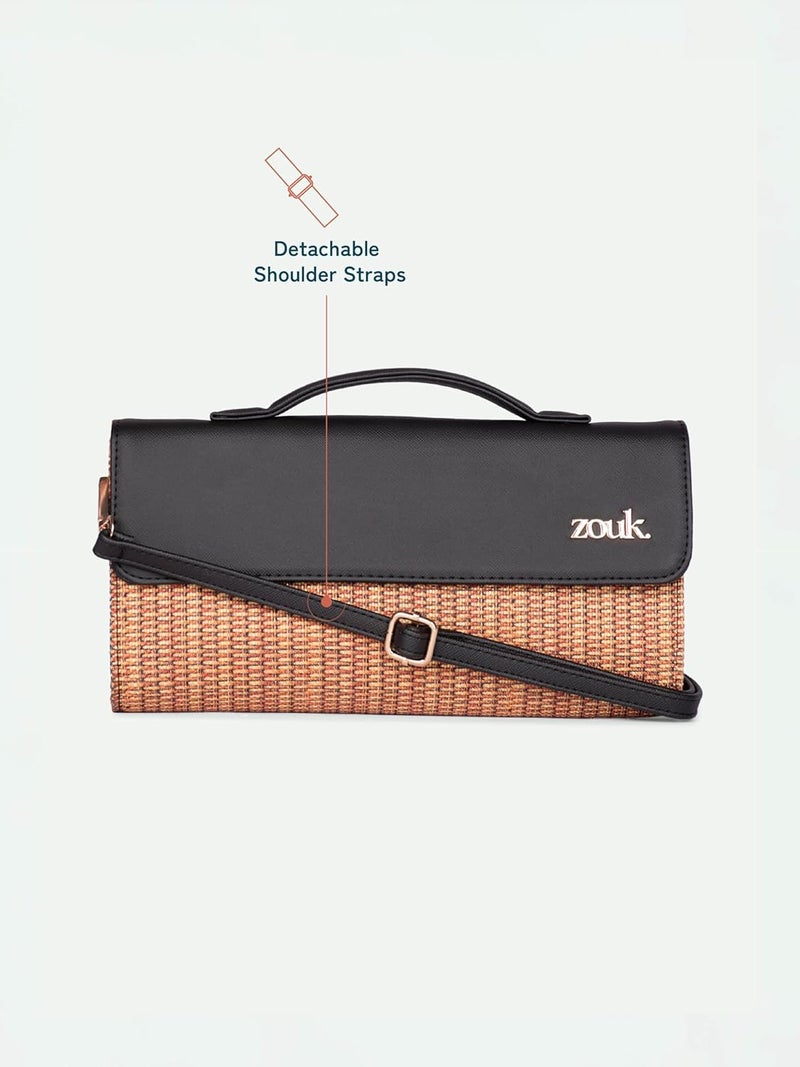 ZOUK كلتش ريا كابور - | كلتش مصمم من جلد نباتي للنساء - Image 3