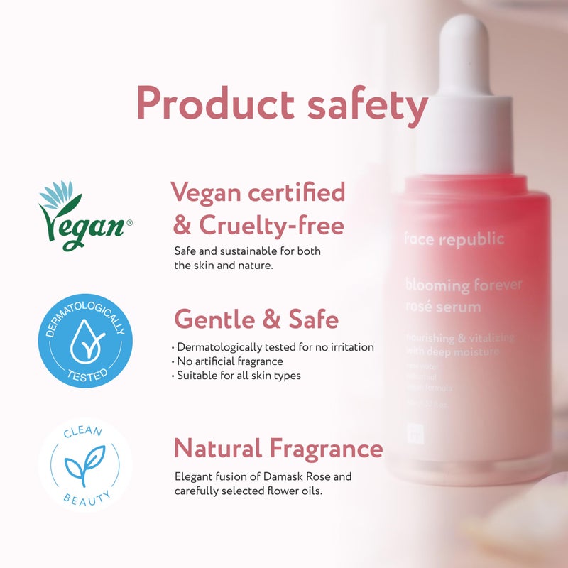 Face Republic Bakuchiol Duo - Blooming Forever RosÃ© Serum & Blooming Time Bakuchiol Cream - Image 5