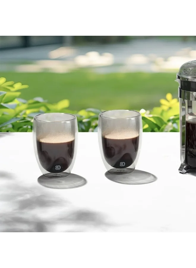 bodum Bodum Pavina Set of 2 Double Wall Glasses 350ml (GREY)