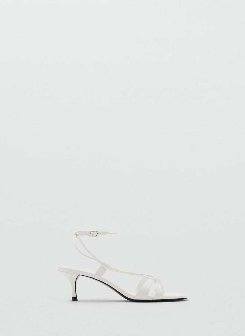 MANGO Combined-Strap Heeled Sandals  - Image 1