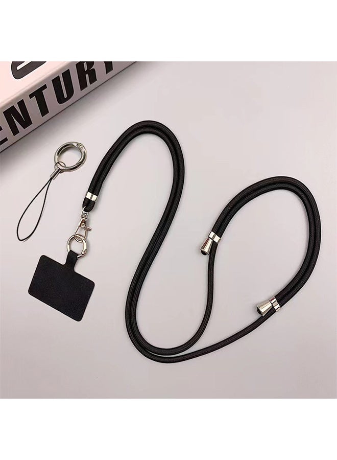 Universal Phone Lanyard with Adjustable Nylon Crossbody Strap for Most Smartphones - Image 1