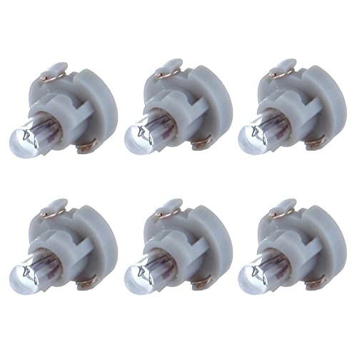 CCIYU ستة حزم من لمبات هالوجين بديلة دافئة بيضاء T3 نيون ويدج تناسب إضاءة A/C 12 فولت - Image 1