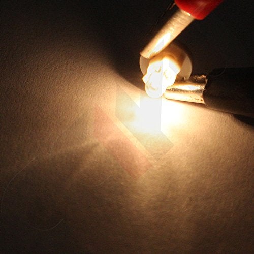 CCIYU ستة حزم من لمبات هالوجين بديلة دافئة بيضاء T3 نيون ويدج تناسب إضاءة A/C 12 فولت - Image 5