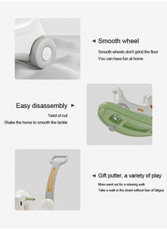 JSAITOYS Kindergarten Children Indoor Baby Toddler Walker Kids Games Plastic Ride On Toy Rocking Horse  - Image 4
