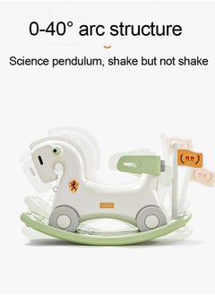 JSAITOYS Kindergarten Children Indoor Baby Toddler Walker Kids Games Plastic Ride On Toy Rocking Horse  - Image 2