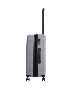 Discovery Discovery Reptile ABS Hardshell Medium Check-In Luggage Silver, Durable Lightweight Expandable Suitcase, 4 Double Wheel With TSA Lock Trolley Bag (24 Inch).  - Image 5