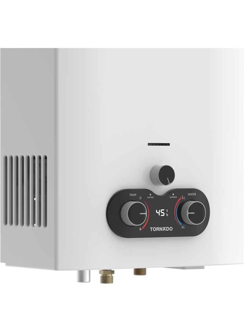 Tornada TORNADO Gas Water Heater 10 L Natural Gas White GH-MP10SN-W - Image 5