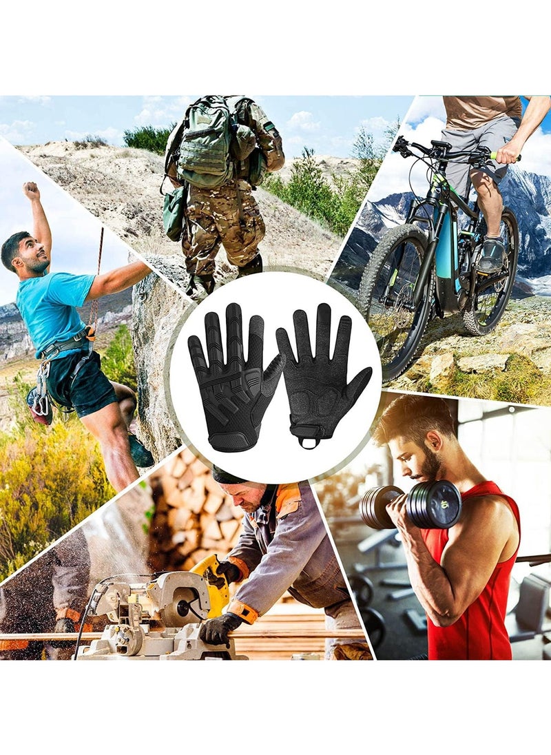 General - Hard Full Finger Motorcycle Gloves, Touch Screen Gloves for Motorcycles, Bicycles, Mountaineering, Camping, Work, Outdoor Sports, Bicycles, Motorcycle Running Gloves, Touch Screen - Image 1
