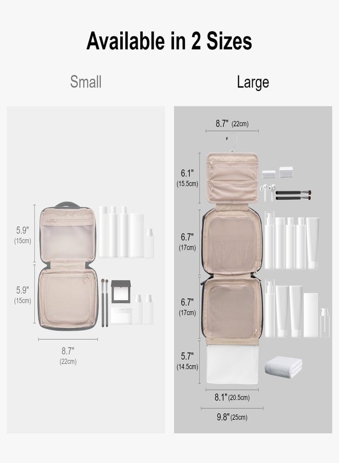 LEVEL8 Large Clear Toiletry Bag for Small Container, Black, 25*8*17CM - Image 2