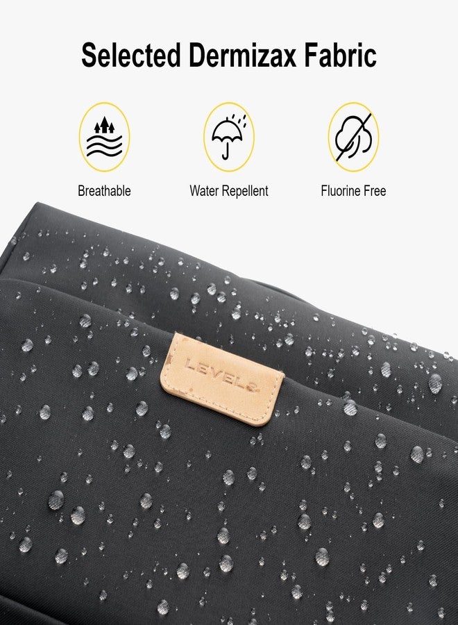 LEVEL8 Large Clear Toiletry Bag for Small Container, Black, 25*8*17CM - Image 3