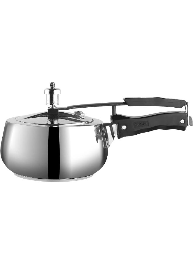 VINOD Europa Stainless Steel Inner Lid 1.5 Litres Pressure Cooker - Image 2