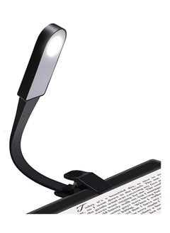 Excefore Book Light USB Rechargeable 3 Modes Stepless Dimming Flexible Clip Light for Reading at Night with Magnet Portable Eye Protection Reading Light for Camping Travel Train Book Laptop Tablet  - Image 3