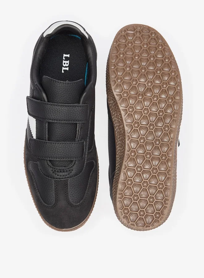 ال بي ال من شو اكسبرس Boy's Colourblock Shoes with Hook and Loop Closure