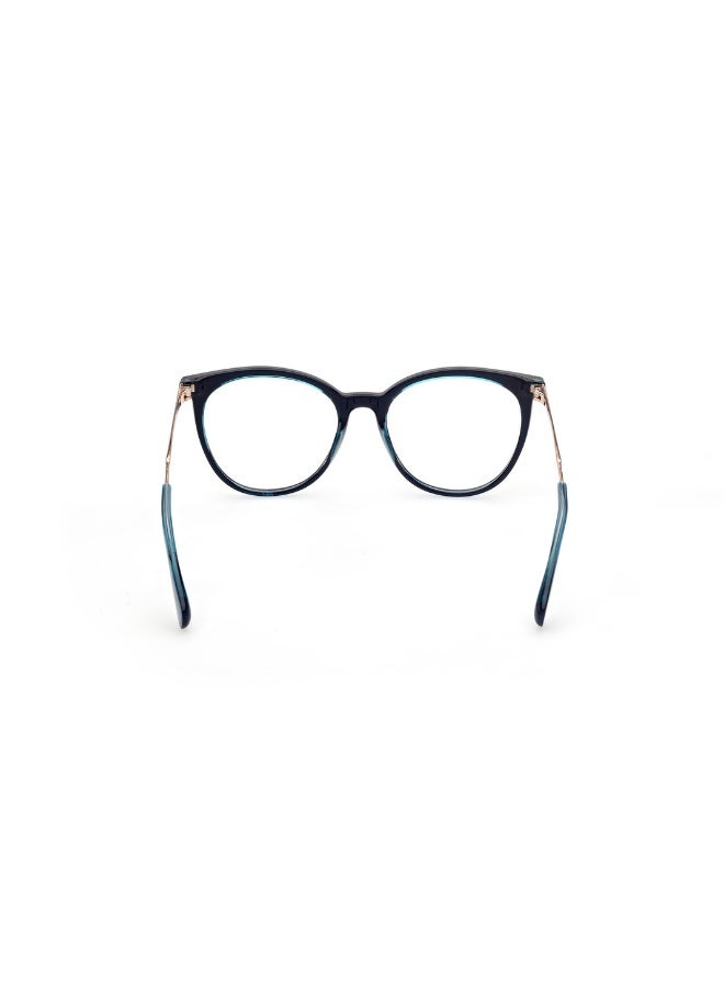 ماكس اند كو نظارة طبية بشكل دائري للنساء بأذرع معدنية MO5050  مقاس 52 - أزرق - Image 4