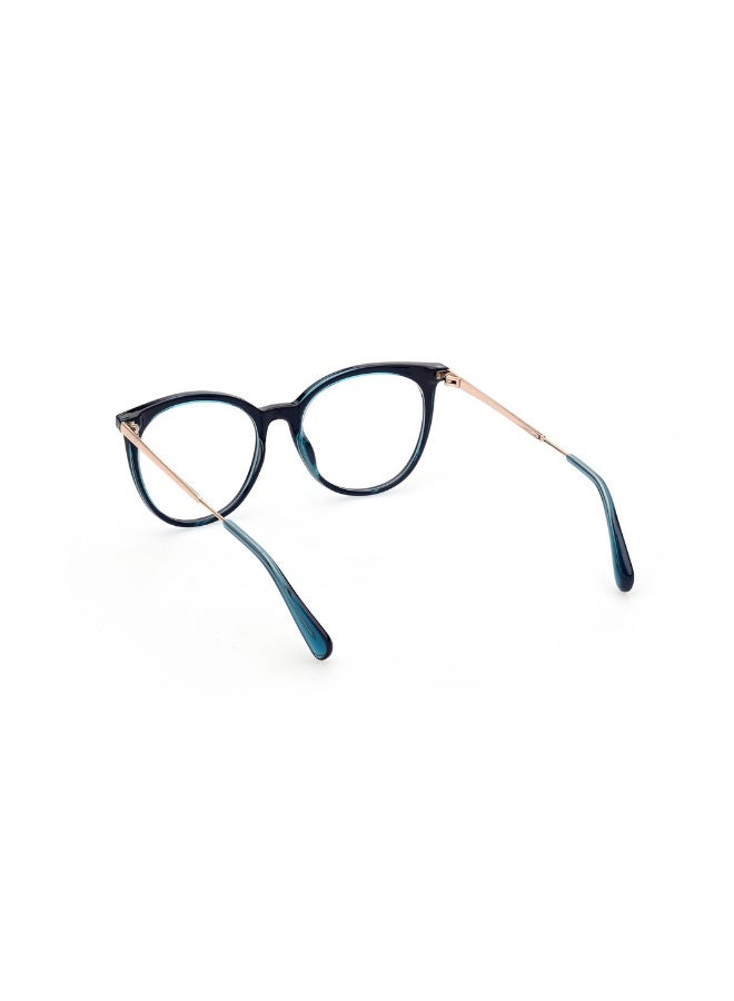 ماكس اند كو نظارة طبية بشكل دائري للنساء بأذرع معدنية MO5050  مقاس 52 - أزرق - Image 3