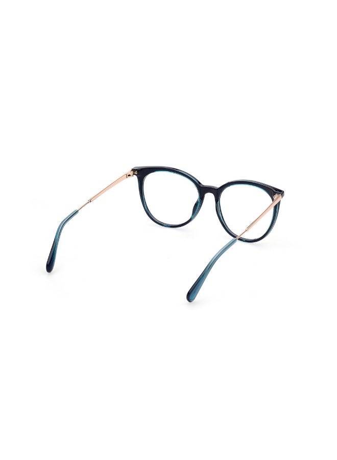 ماكس اند كو نظارة طبية بشكل دائري للنساء بأذرع معدنية MO5050  مقاس 52 - أزرق - Image 5