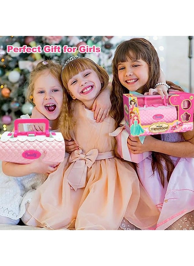 Beauenty Kids Makeup Set for Girls: Makeup Kit Toy for Pretend Play – Real Washable Cosmetic Makeup Toys with Portable Box, Safe Princess Dress-Up Toy –Gift for Girls Children Aged Over three years old  - Image 5