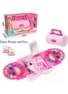 Beauenty Kids Makeup Set for Girls: Makeup Kit Toy for Pretend Play – Real Washable Cosmetic Makeup Toys with Portable Box, Safe Princess Dress-Up Toy –Gift for Girls Children Aged Over three years old  - Image 4