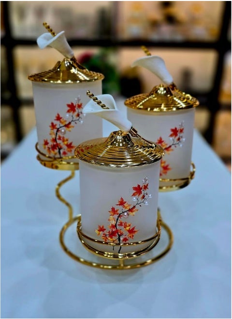 Safely Store Your Precious Saffron Dry Fruit Nuts Chocolate With This Beautiful And Functional Bowl.The Intricate Design Of This Bowl Will Add A Touch Of Elegance To Your Kitchen